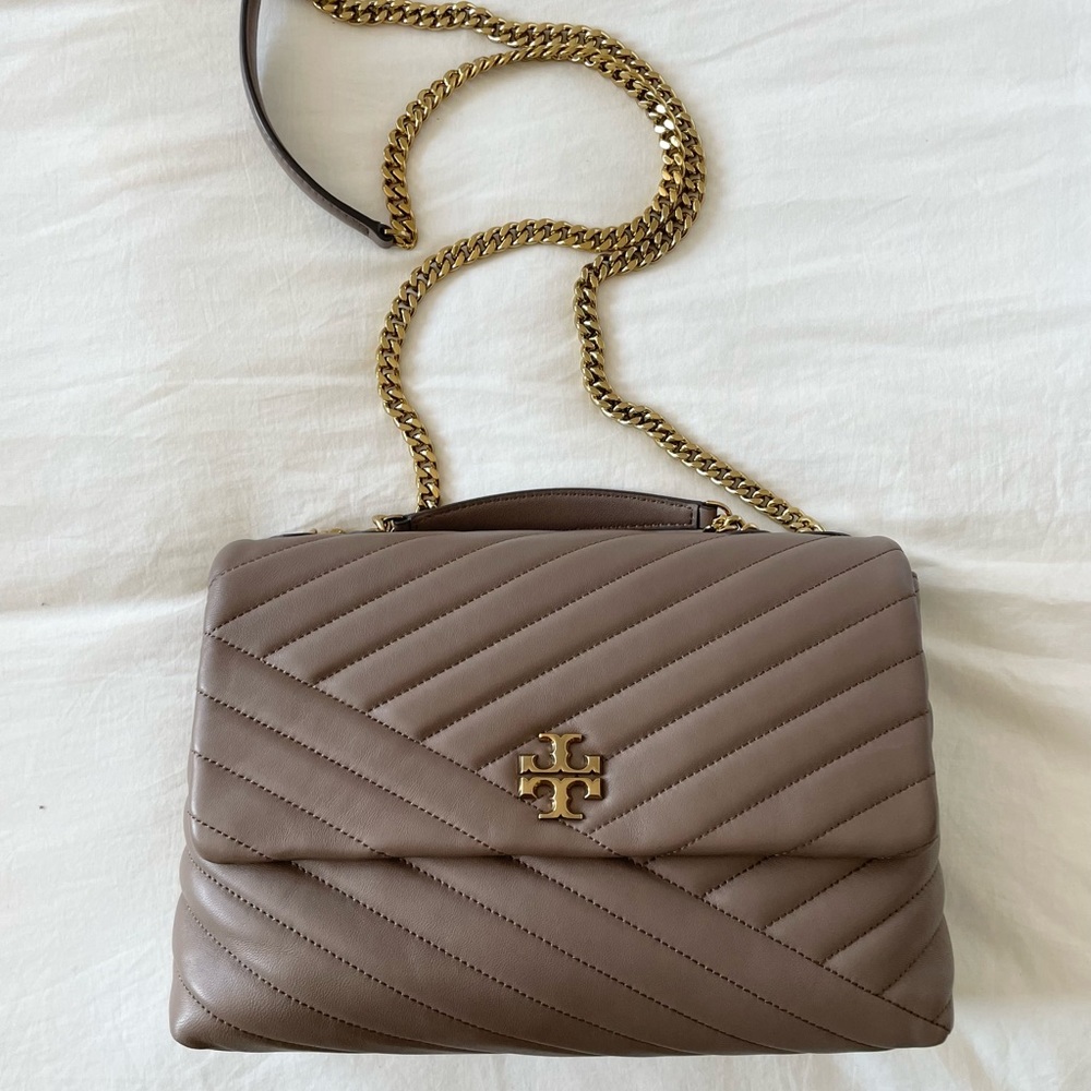 Tory Burch Kira Chevron Leather Flap Bag